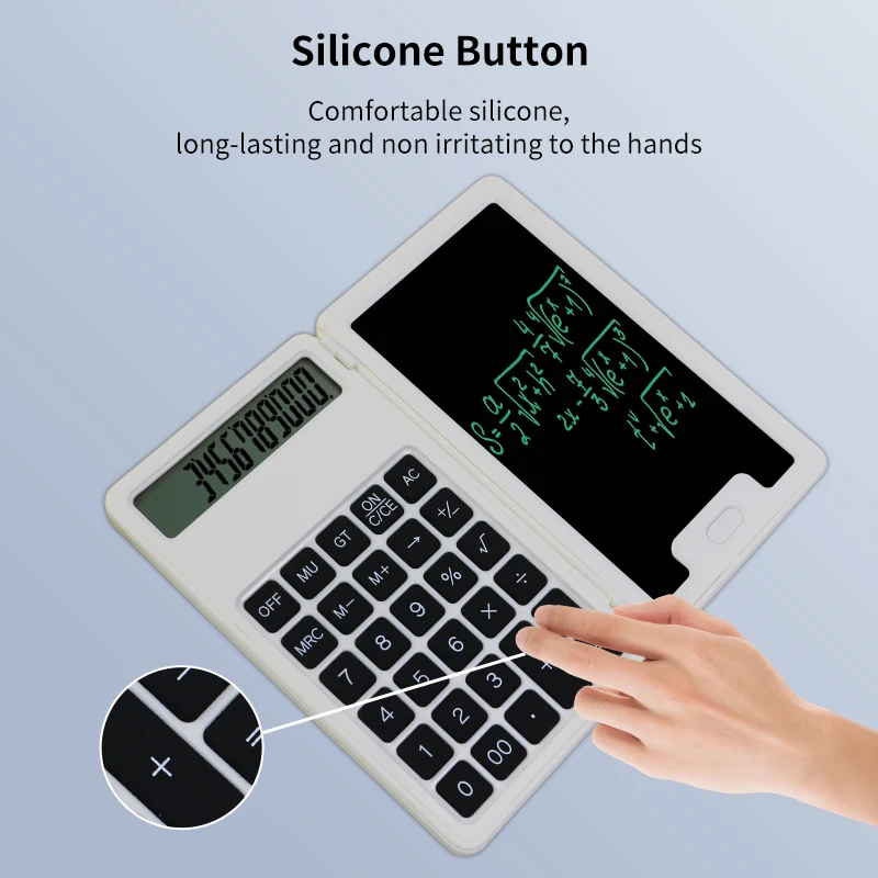 5 inch Calculator With LCD Writing Tablet Digital Notepad Office Mini Pocket Use Factory OEM 12 Digits