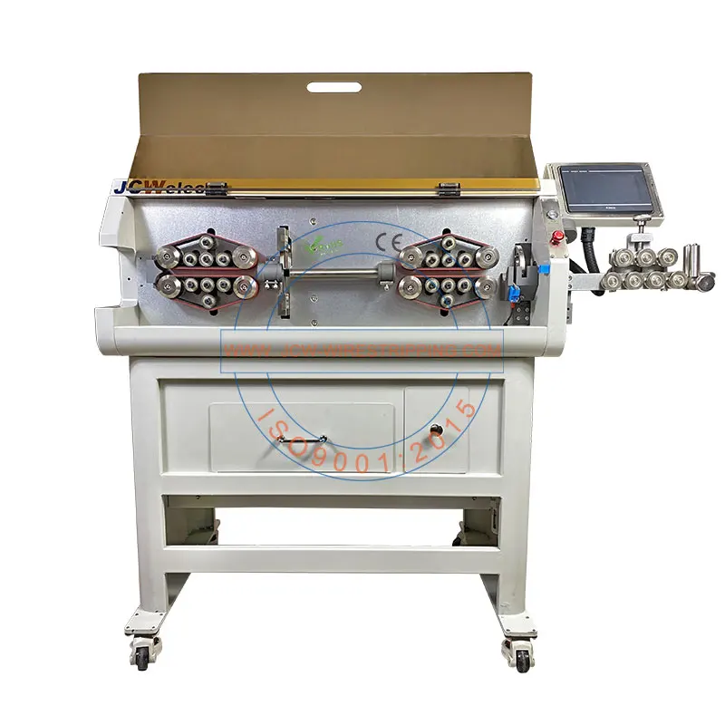JCW-CS19 Automatic utp cable jacket peeling equipment 120mm2 large wire cutting and stripping machine