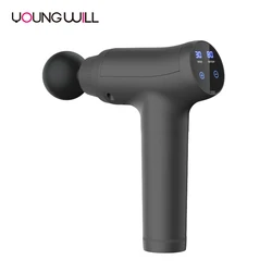YoungWill Body Massager Gun Deep Pressure Relieve Massage Gun Cordless Private Label Gym Body Muscle Therapy Massage Gun
