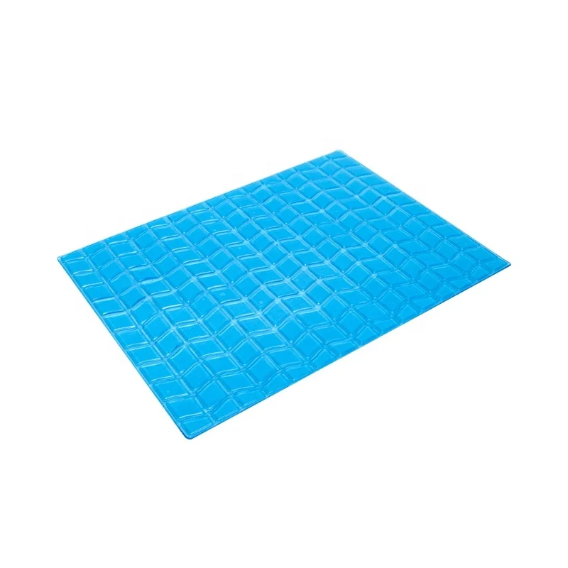 Soft Blue Cooling Silicon Gel Mattress Sheet Waterproof Chair Ice Gel Seat Cushion Cover Cool Pillow Mat Pad