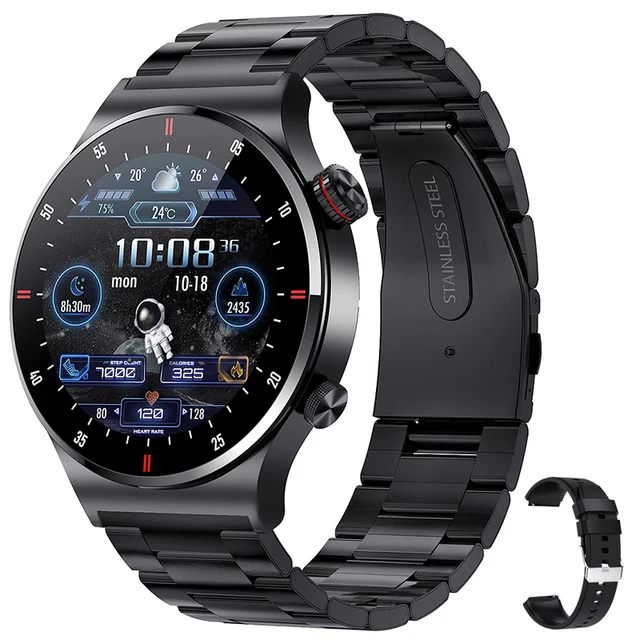 Смарт-часы reloj inteligente QW33 с большим HD-дисплеем, Магнитная Зарядка, несколько видов спорта, мониторинг состояния, Поддержка NFC, 2022