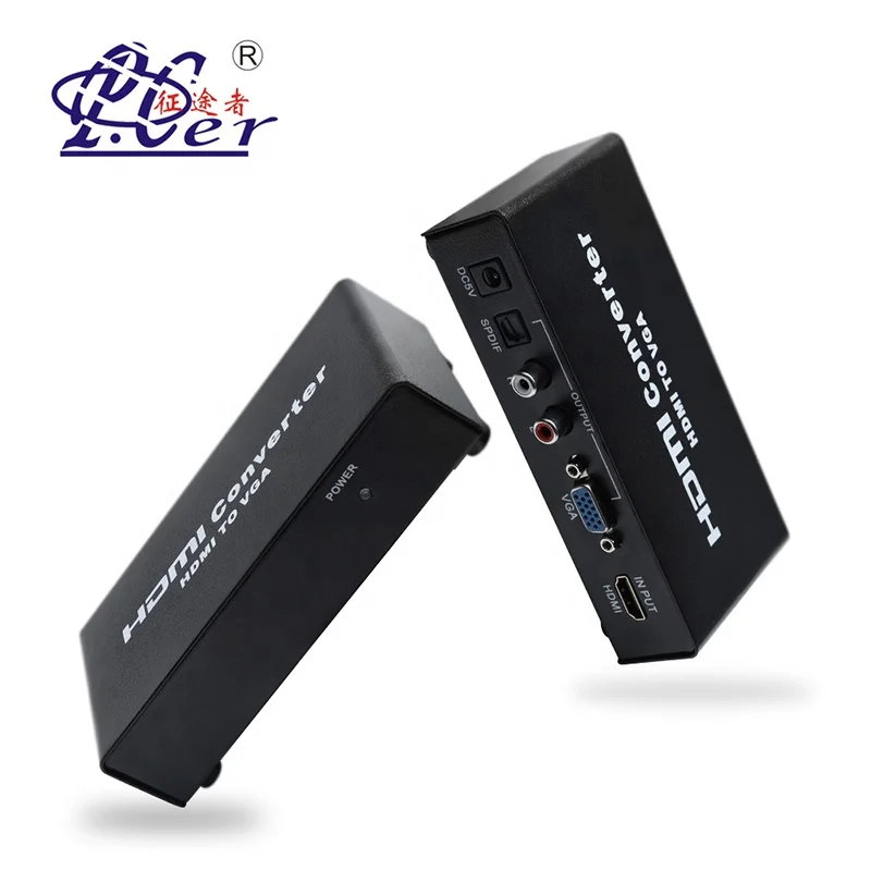Video HDMI to VGA Converter 3D  1920*1080P 60Hz HDMI to VGA Switcher