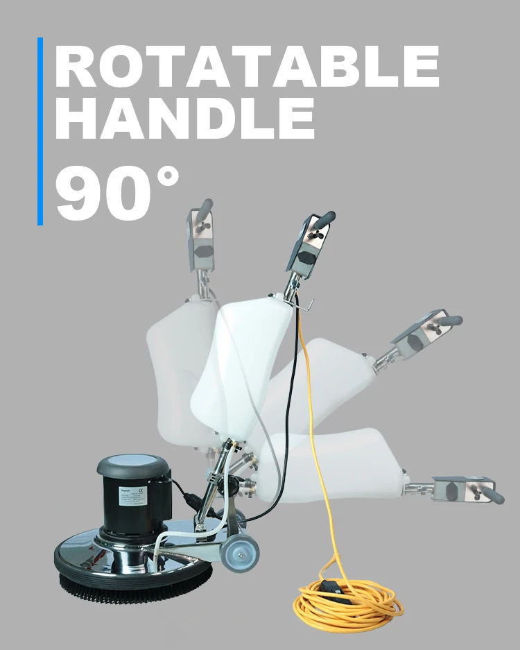 FM20 20 Inch 2 hp Floor Scrubber Floor Cleaning Machine, Floor Polishing Carpet Cleaning Machine, Floor Scrubbing Machine