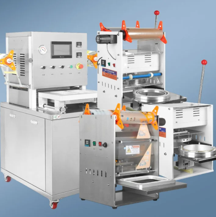 Electric auto sealing machine Liquid water plastic cup sealer machine