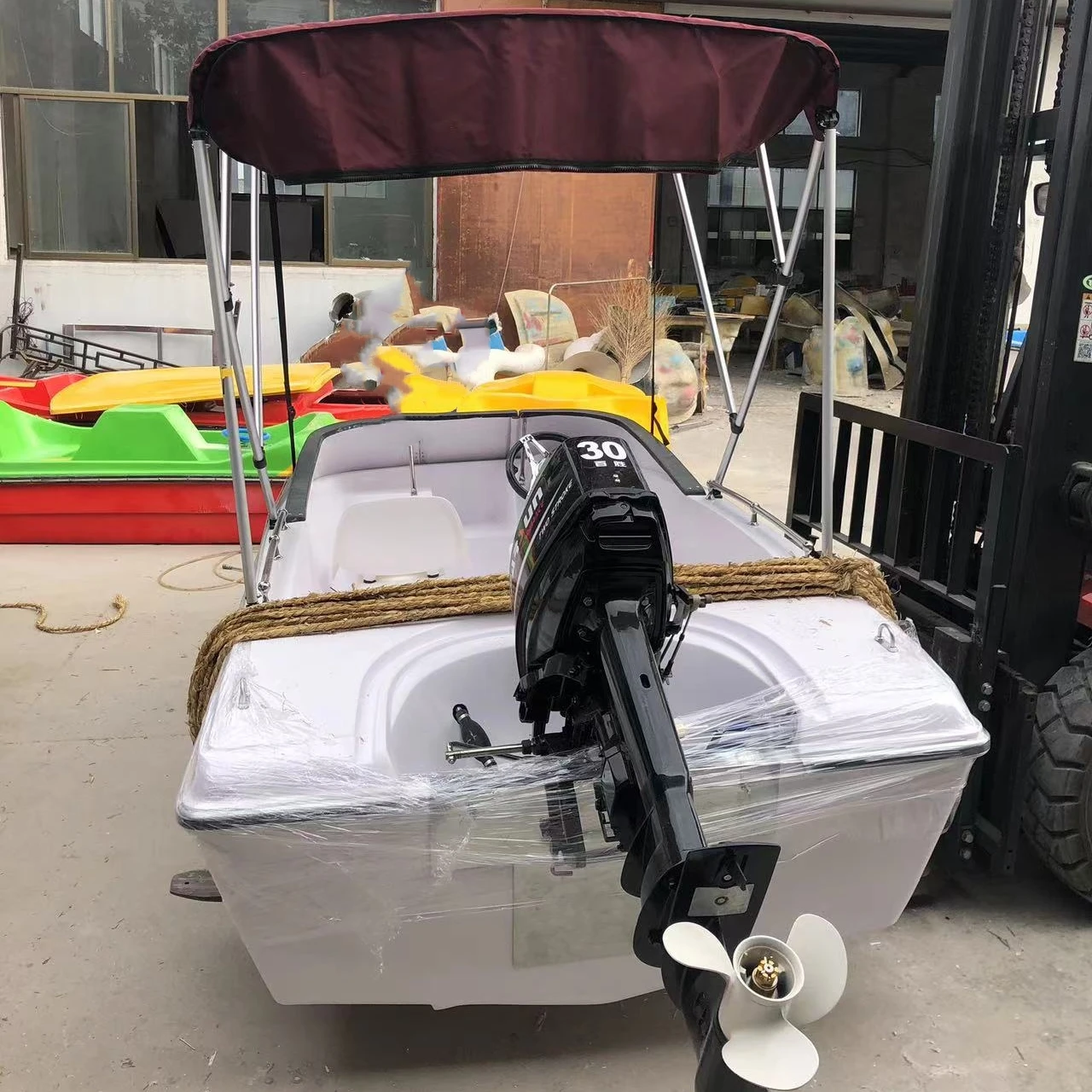 6 Sets fiberglass boat Sea assault boats, fishing boats, and recreational speed boats