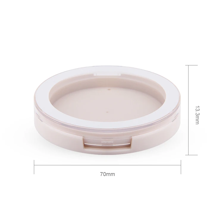 Free sample makeup luxury blush container compact pressed powder case