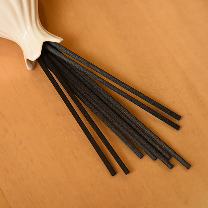 Home doctorate colorful fiber wicks air freshener fragrance oil absorb synthetic polyester rods natural rattan diffuser sticks