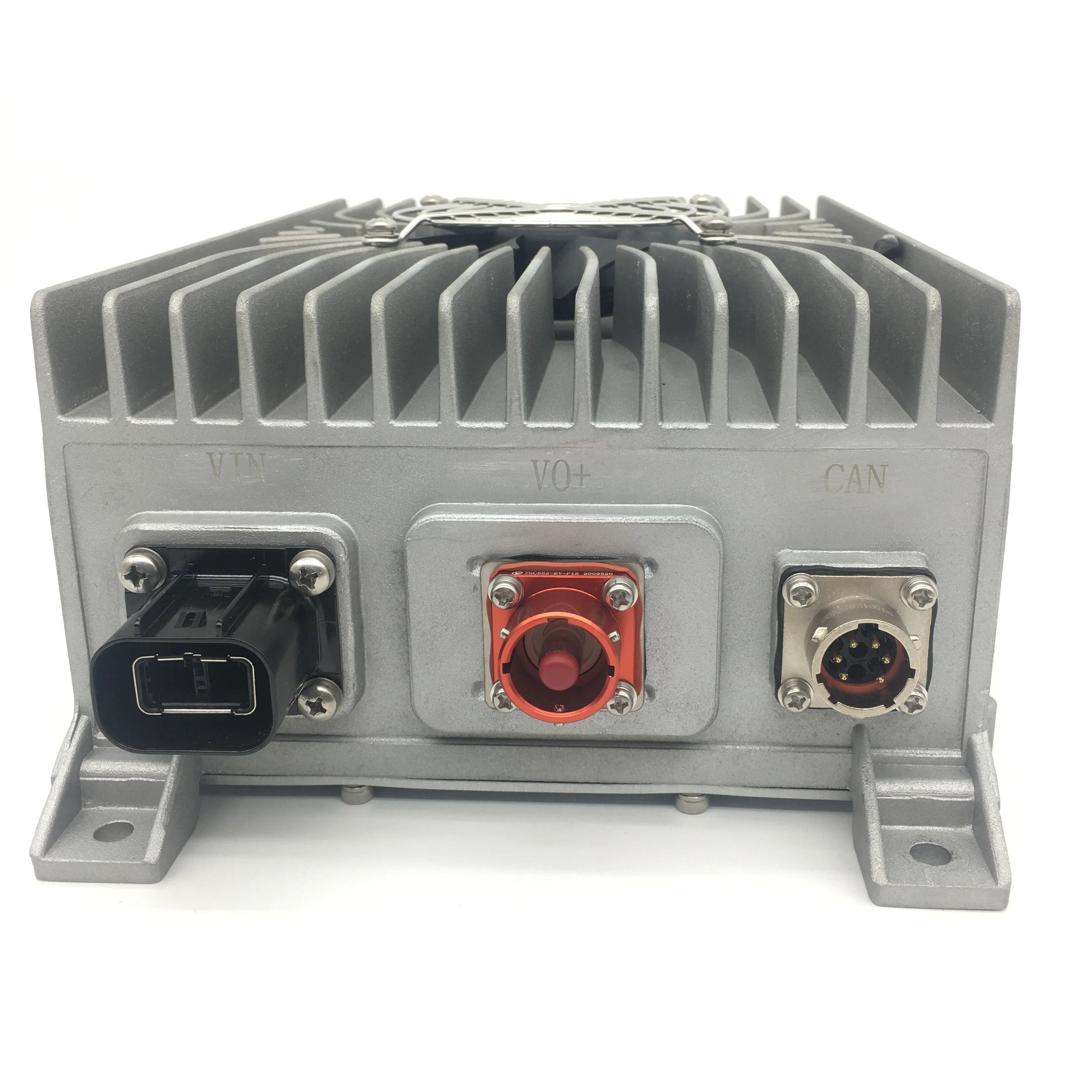 Electric vehicle fan-cooled wide input voltage range 200V to 750V electric car charger 3000W 28V output DC-DC converter