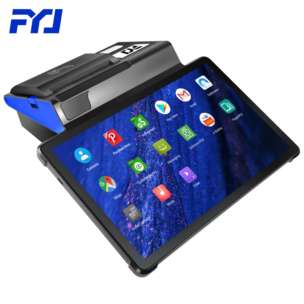 FYJ F1-T1 11 'Android 12 8-ядерный терминал системы Pos оптом все в одном регистре мобильный