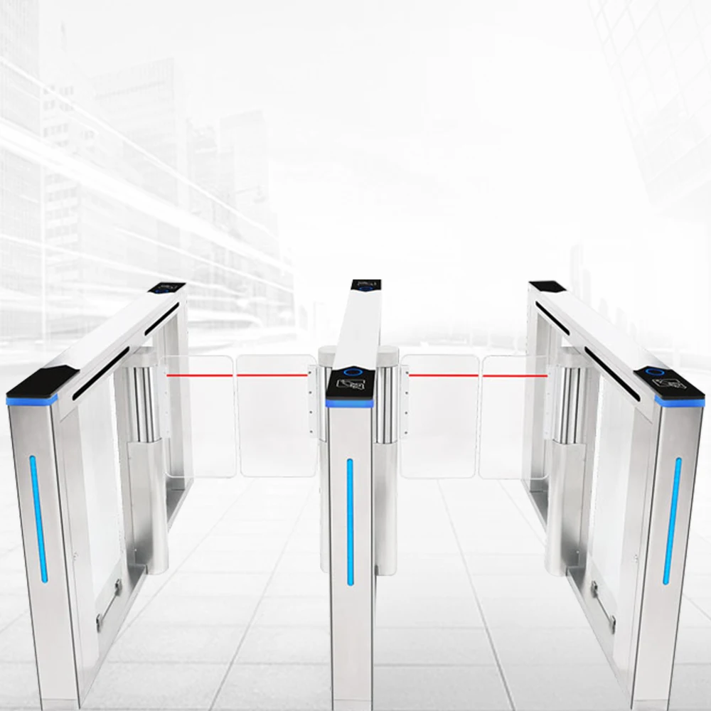ANKUAI 304 Stainless Steel Fast Speed Turnstile Swing Barrier Gate With Qr Code Reader