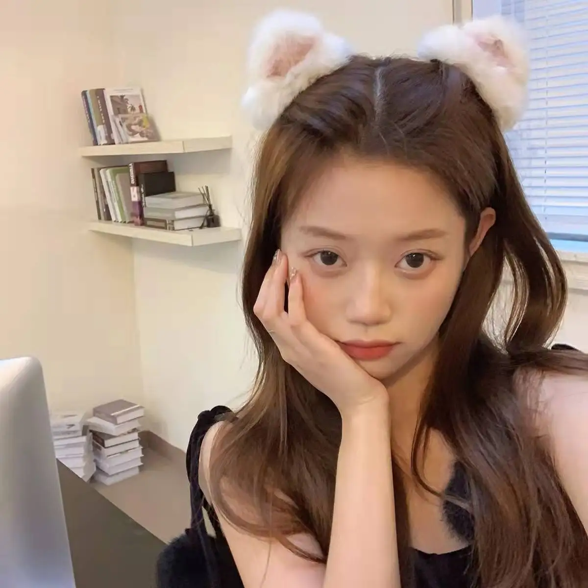 winter hairpin fur Luxury hair pins Fashion Crystal Hairpin Korean Custom Furry Hair Clip Pearl Hair Clips  hairpin fur