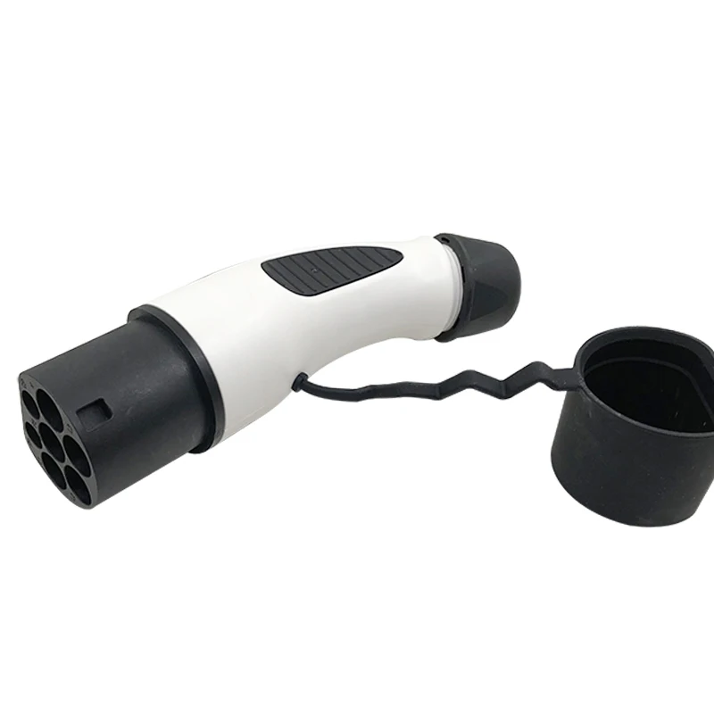 
 16A 32A 3 Фазы IEC 62196 штекер Тип 2 ev разъем для ev зарядное устройство ворс сбоку  