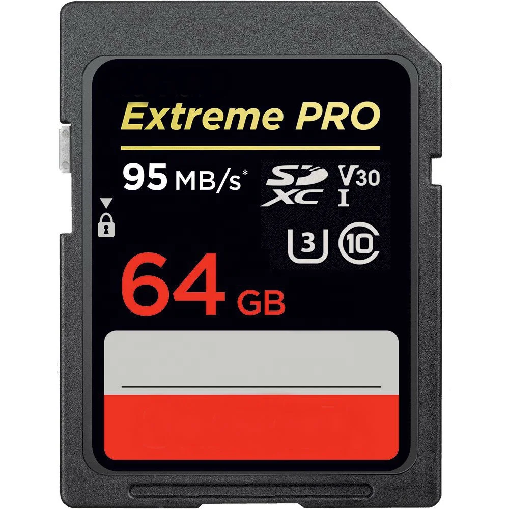 High Quality Extreme Pro U3 Speed 1gb to 128gb Memory SD Card With Class 10