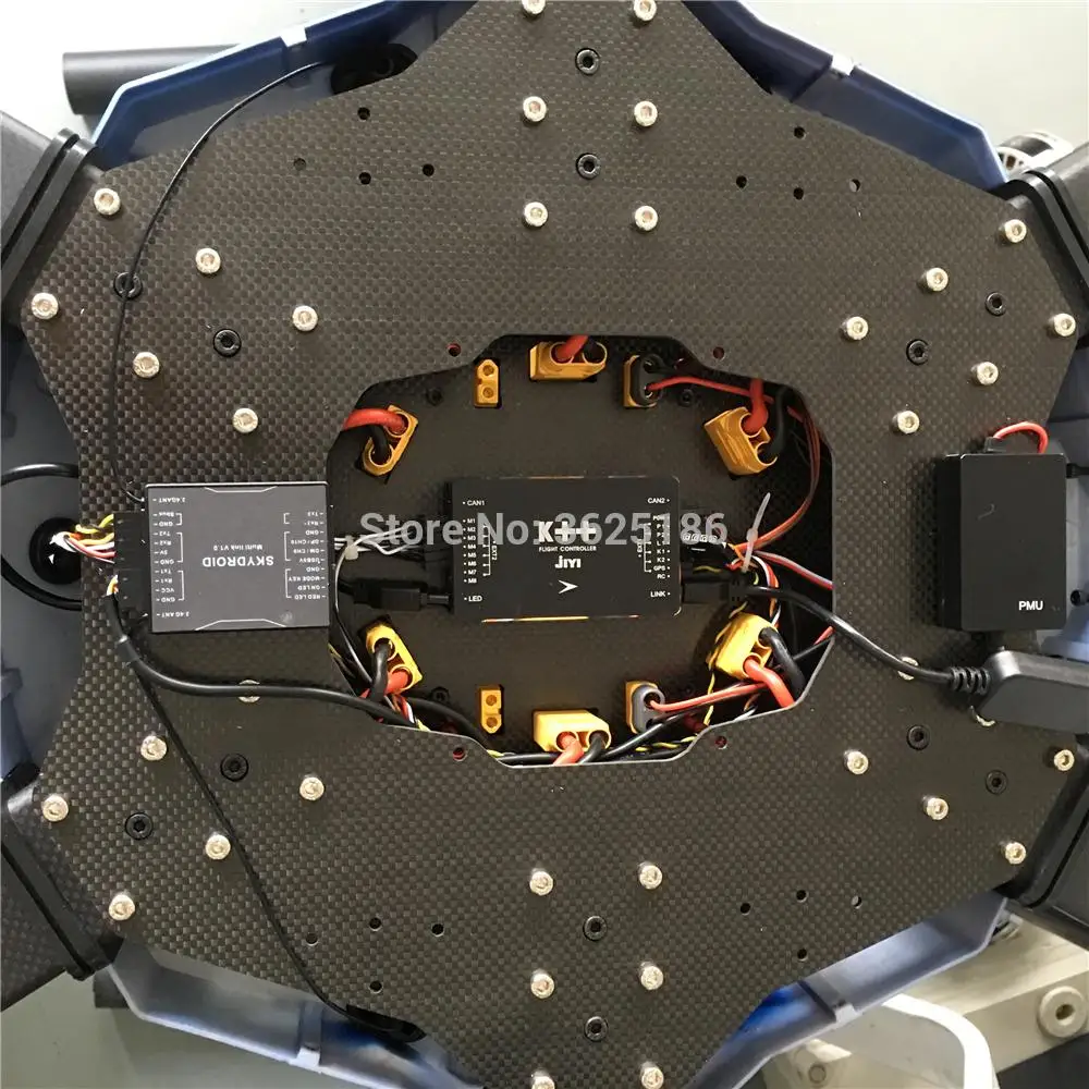 JIYI K++ V2 flight control front and rear obstacle avoidance radar terrain height radar agricultural spray drone UAV