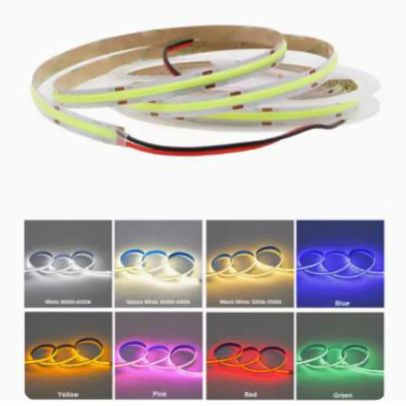 #71135 12V-COB-384 Sensor Modules Kit 384LEDs/M 5M/Reel Pink High Visibility LED Lighting