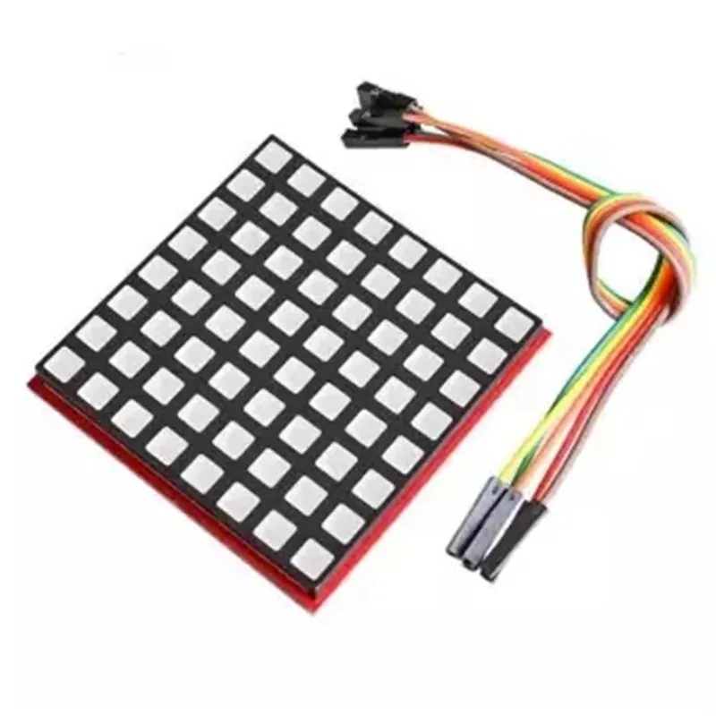 LED Full Color Dot Matrix RGB LED Display Screen Board 88 Dot Matrix Module for Raspberry Pi