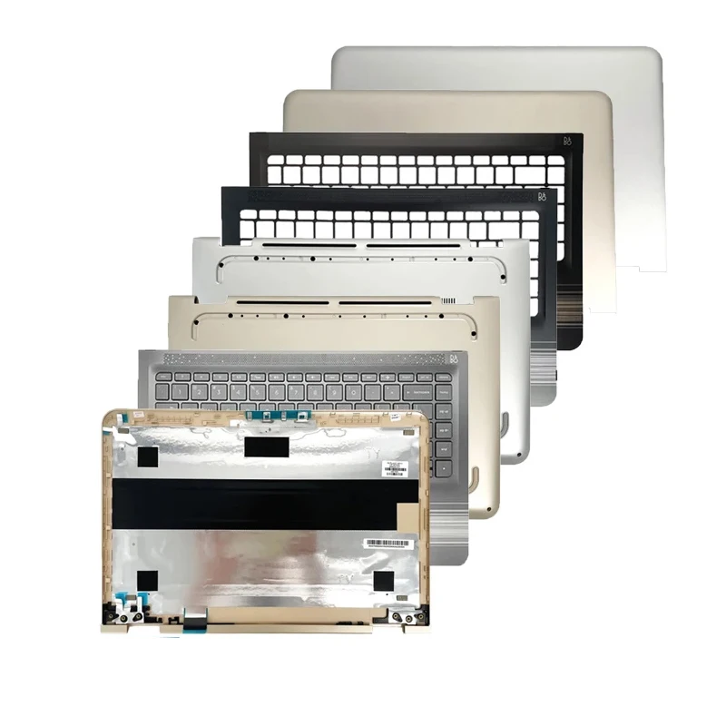 New For HP Pavilion X360 13-U M3-U TPN-W118 Laptop Back Cover Front Bezel Hinges Palmrest Upper Bottom Case Silver Housing Shell