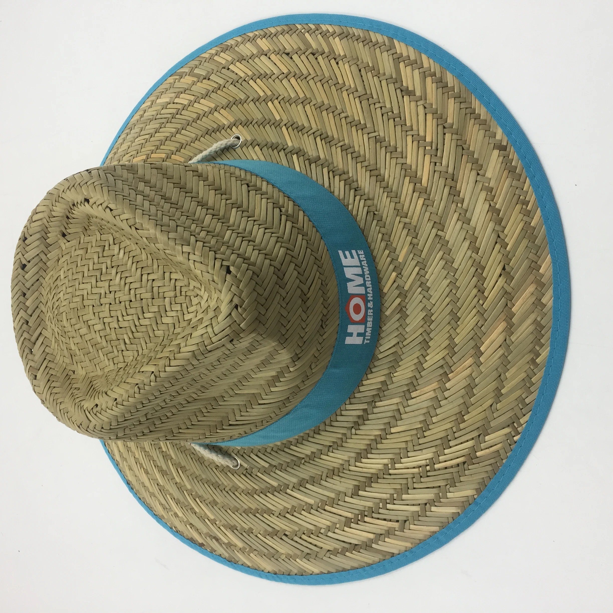 Custom beach lifeguard straw hat