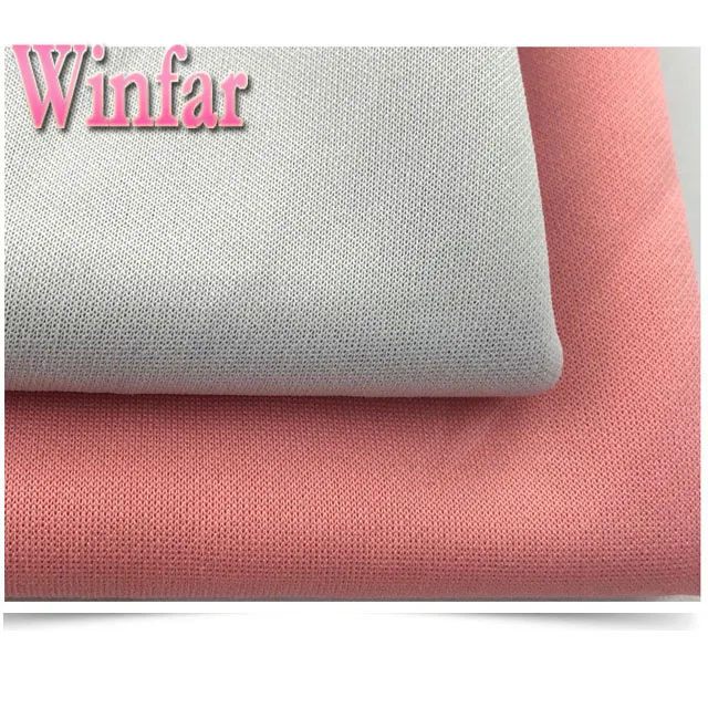 ready to ship polyester DTY spandex spacer scuba knit fabric