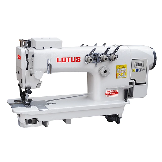 LT 3800-3D high speed direct drive 3 needle chain stitch sewing machine of manufacturer