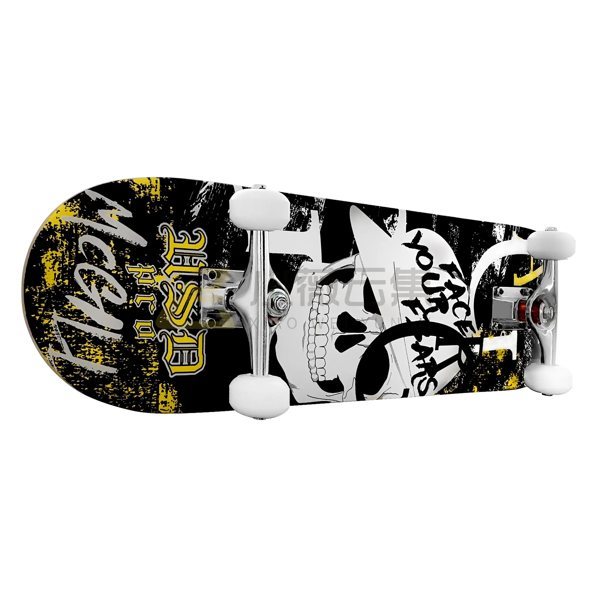 XW Double rocker board 31inch 4 wheel wholesale Drift Board Wooden Maple Skateboard wood skateboard