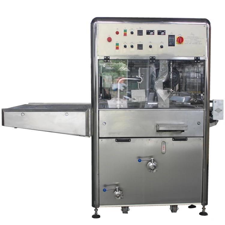 High Productivity Ice Cream Chocolate Coating Machine  chocolate enrobing machine and cooling