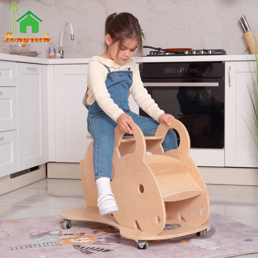 Wholesale  New Baby Walker Anti Rollover Baby Toddler Rocking Horse Trolley Toys Shoe Fitting Stool