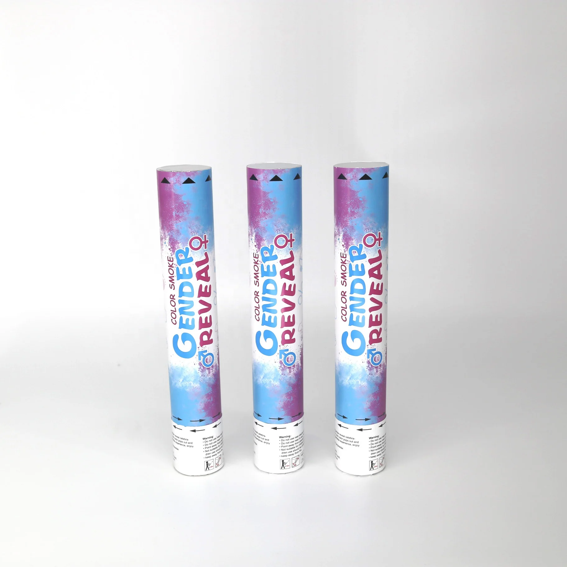 Hot selling 30cm party popper with powder for baby shower smoker party cannon