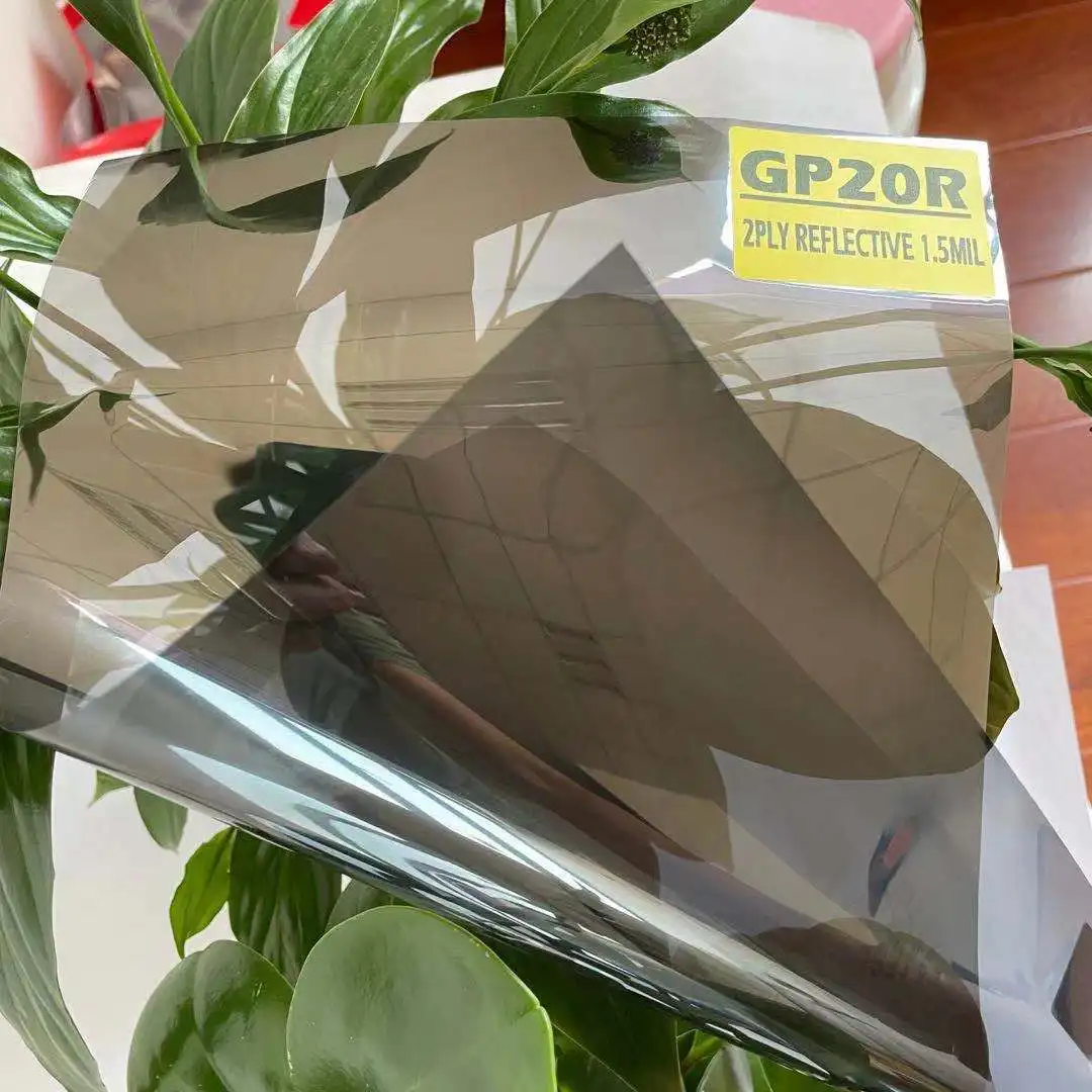 GP20R GRAPHITE VLT 20% IR 55% UV 99% MEDIUM MIRROR EFFECT CAR WINDOW TINT AUTOMOTIVE REFLECTIVE WINDOW TINT FILM