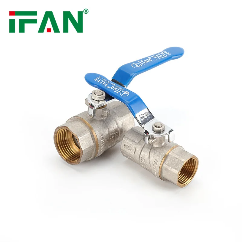 IFAN Factory Male Female Thread 1/2 3/4 Inch Brass Ball Valves Water Copper Ball Valve