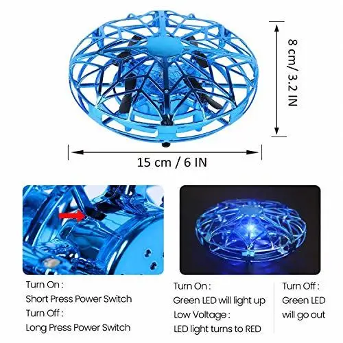 SS flynova pro flying ball fidget spinner flynova ufo fly helicopter flynova toy hand operated drone