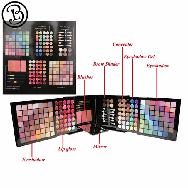 Высокопигментированные тени для век 177 цветов от китайских поставщиков