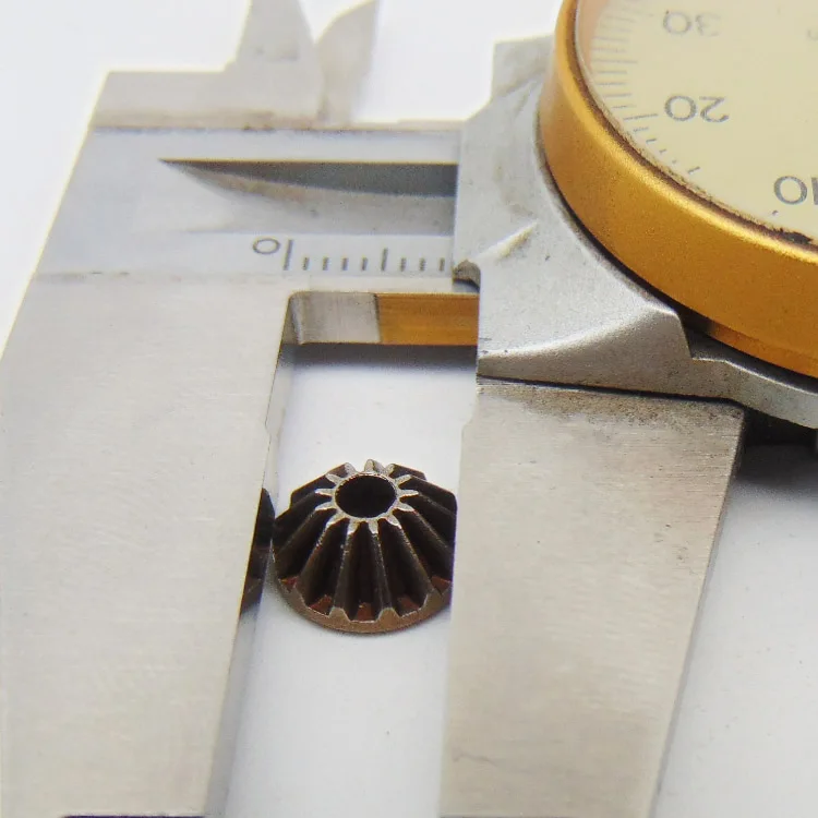 High rpm 90 degree angle crown wheel pinion metal straight bevel gear