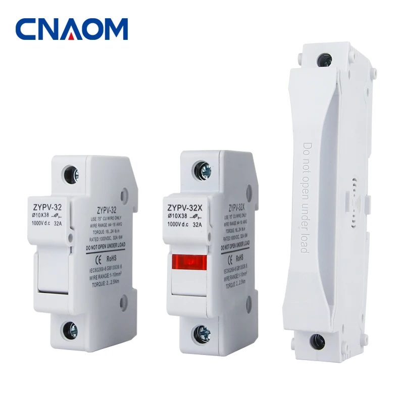 wholesales cheaper 1000v DC 32X with light base solor photovoltaic fuse