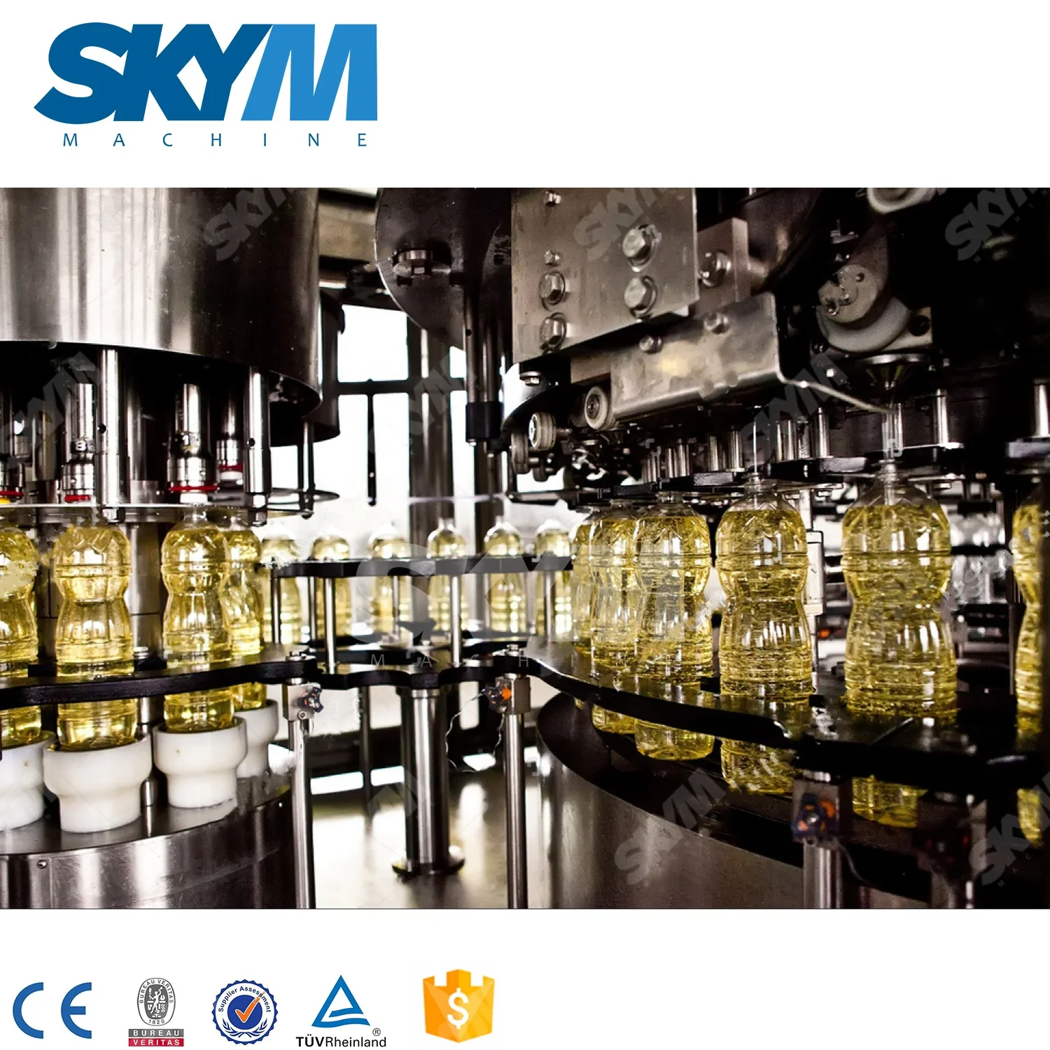 High Speed Automatic Sauce filler Honey Juice Food Oil Filling Machine