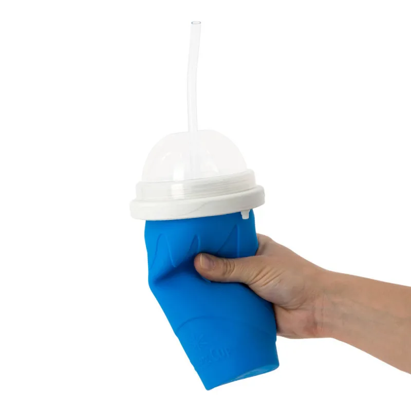 Dropship DIY Fast Cooling Quick-Frozen Milkshake Bottle Shake Squeeze Ice Cream Maker Magic Slushy Cup With Lids Smoothies Cup
