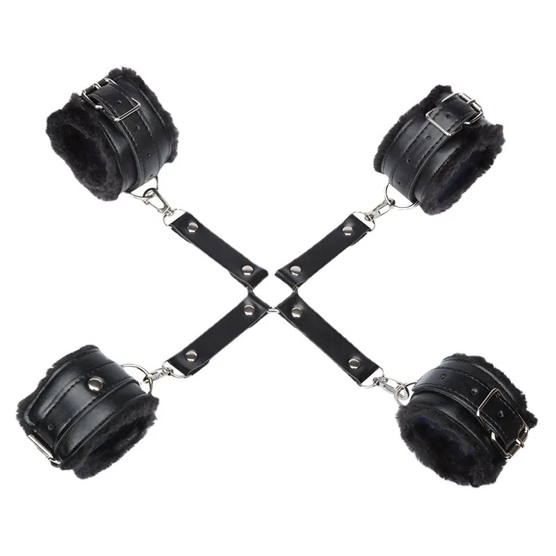 Plush leather ankle bracelet bondage and discipline props sex toys men and women Products Factory wholesale one piece
