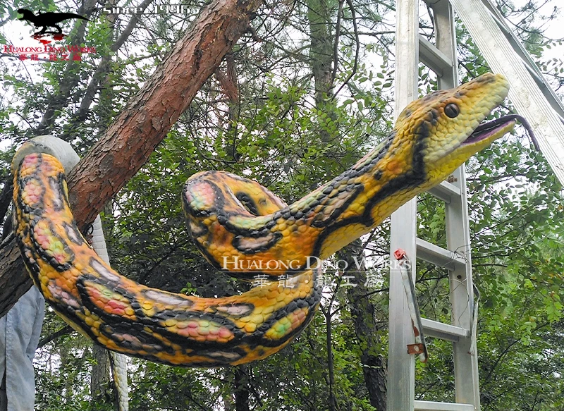 Latest Animatronics Model Realistic Rubber Snakes Animal
