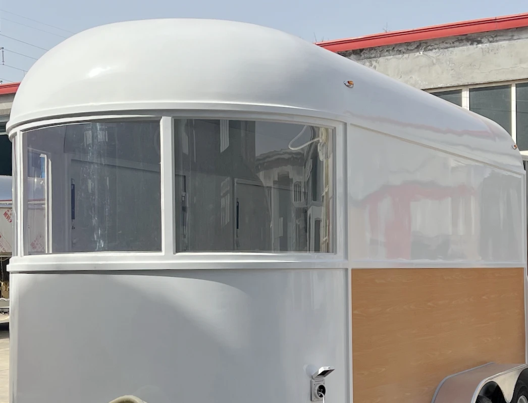 new design bbq container vending cart mobile fast food horse trailers food truck