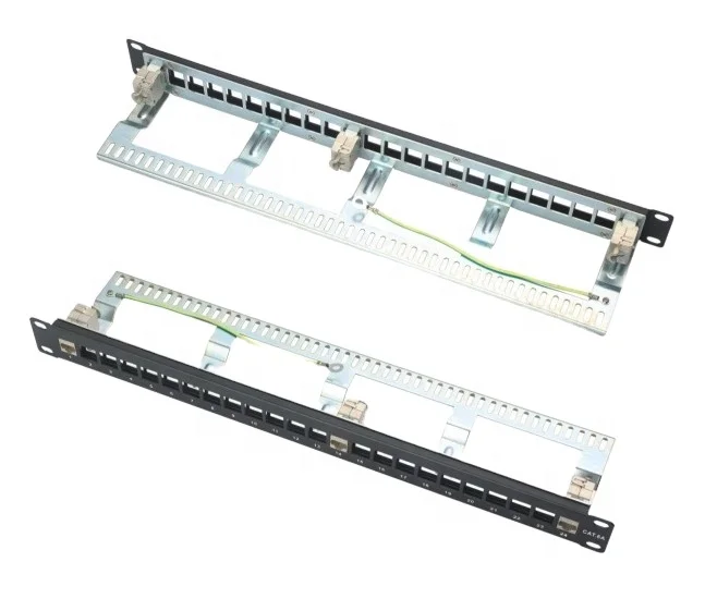 Растворы для структурированного кабеля FTP 24 порта CAT5E CAT6 со светодиодной коммутационной