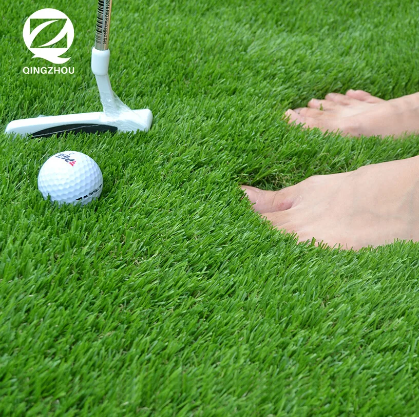 QINGZHOU L001 quality artificial grass carpet landscape outdoor synthetic grass price three color artifical grass for garden