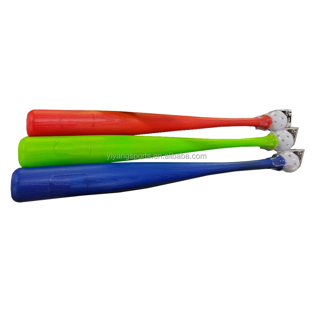 Factory OEM Logo Kids Outdoor Sports Toys Backyard Training Mini Baseball Bat Ball Set Toddlers Color Plastic Bat