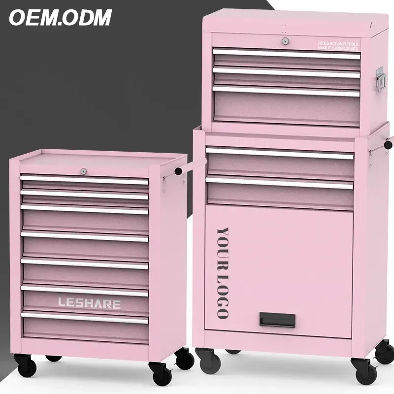Easy to move Oem factory machine shop Metal garage Rolling toolbox combination kit Toolbox box Roller cabinet