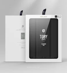 DUX DUCIS Toby Series Trifold Leather-Style Case for Lenovo Tab K10 / M10 Plus 10.3 Clear Back Cover Smart Tablet Case