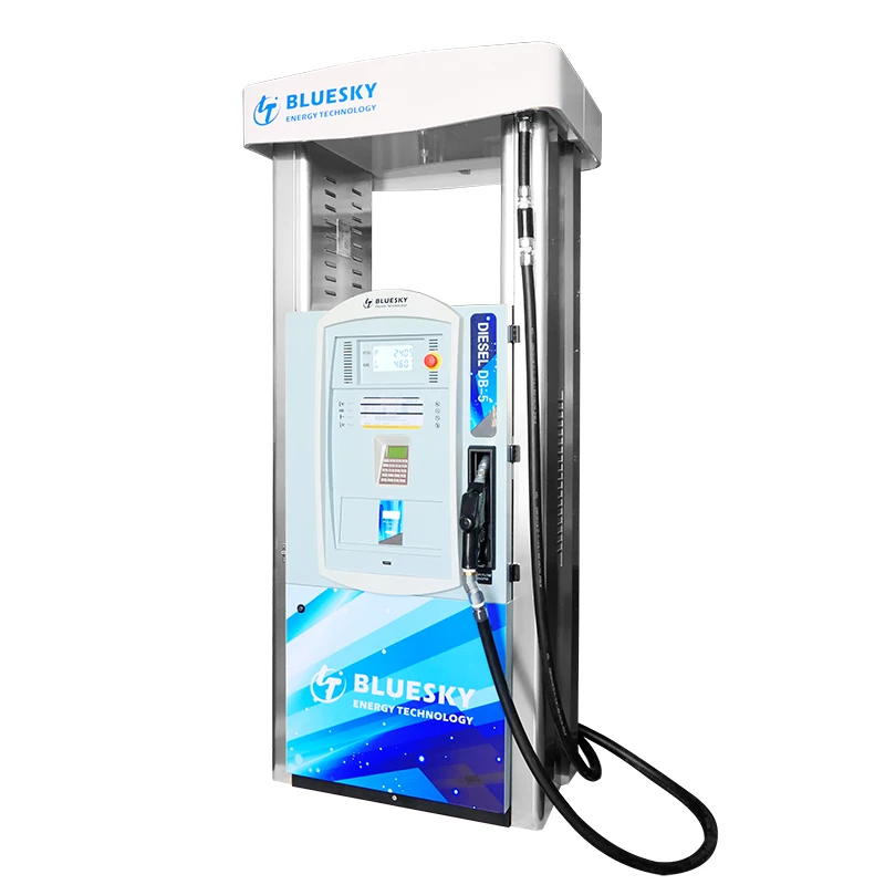 Submersible Type Fuel Dispenser Single Nozzle Filling pump gas station With 8 digits Display board