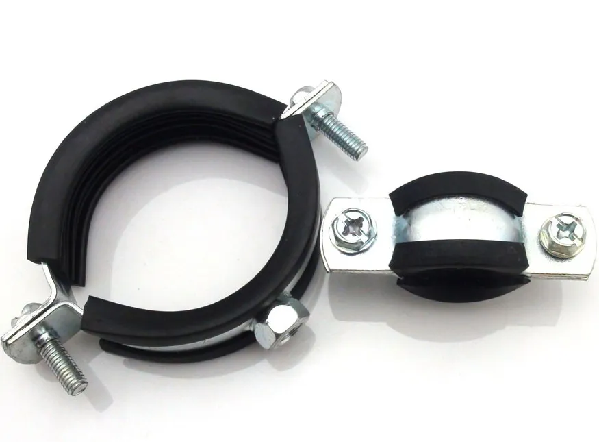 Heavy duty Pipe Clamp with Epdm rubber used for plumbing, hose clamp tube clamp