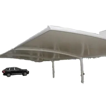 Modern Multifunctional PVDF PTFE Architecture Membrane Material Stretch Fabric for Outdoor Park Carport Roof