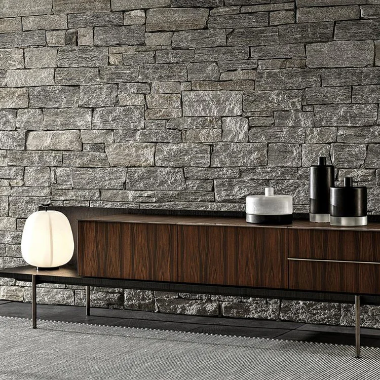 High-end customization house use living room TV stand modern Italian brand design wooden center TV cabinet