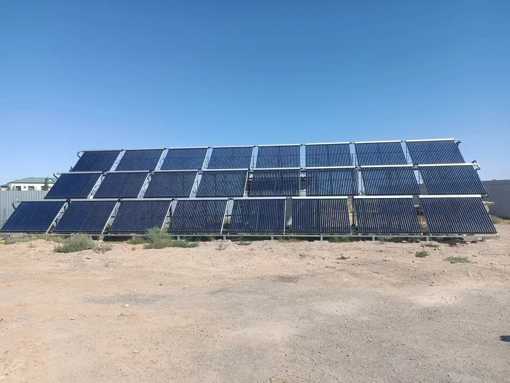 Heat Pipe Solar Collector for Swimming Pool Heating