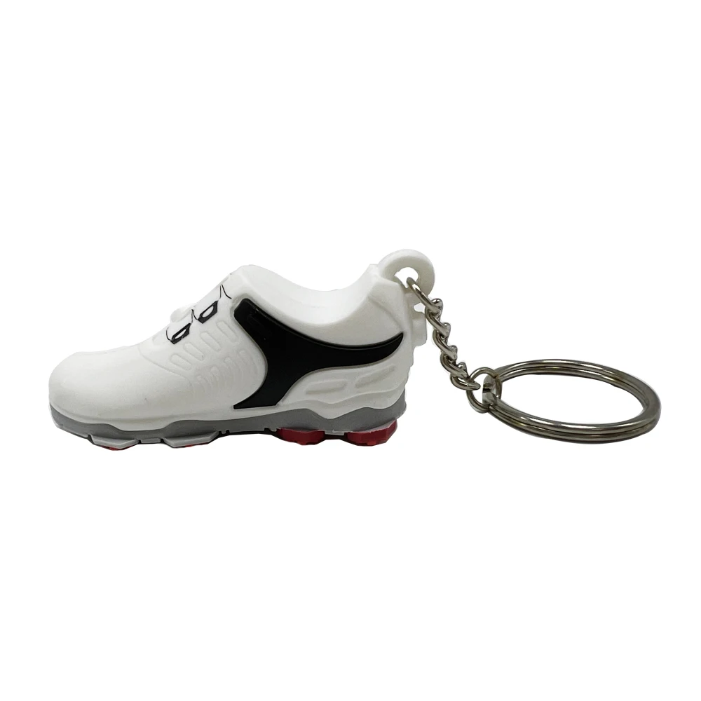 Soft Pvc Rubber 3D Basketball Shoes Keychain Jordan Keychain 3D Mini Sneaker Keychain